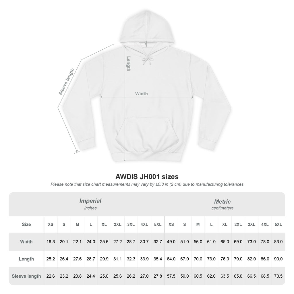 S.L.M.O White Chain Hoodie -Comfort Fit