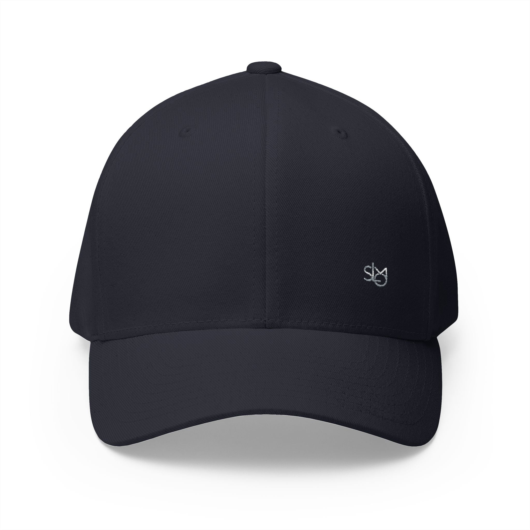 SLMO Silver Edition Embroidered — Structured Closed-Back Cap