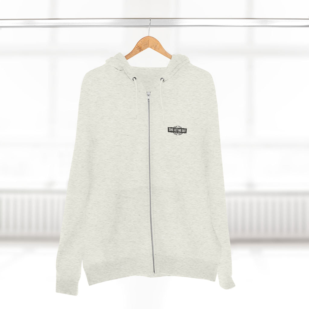 She Let Me Out, Premium  Zip Hoodie Black Chain Edition