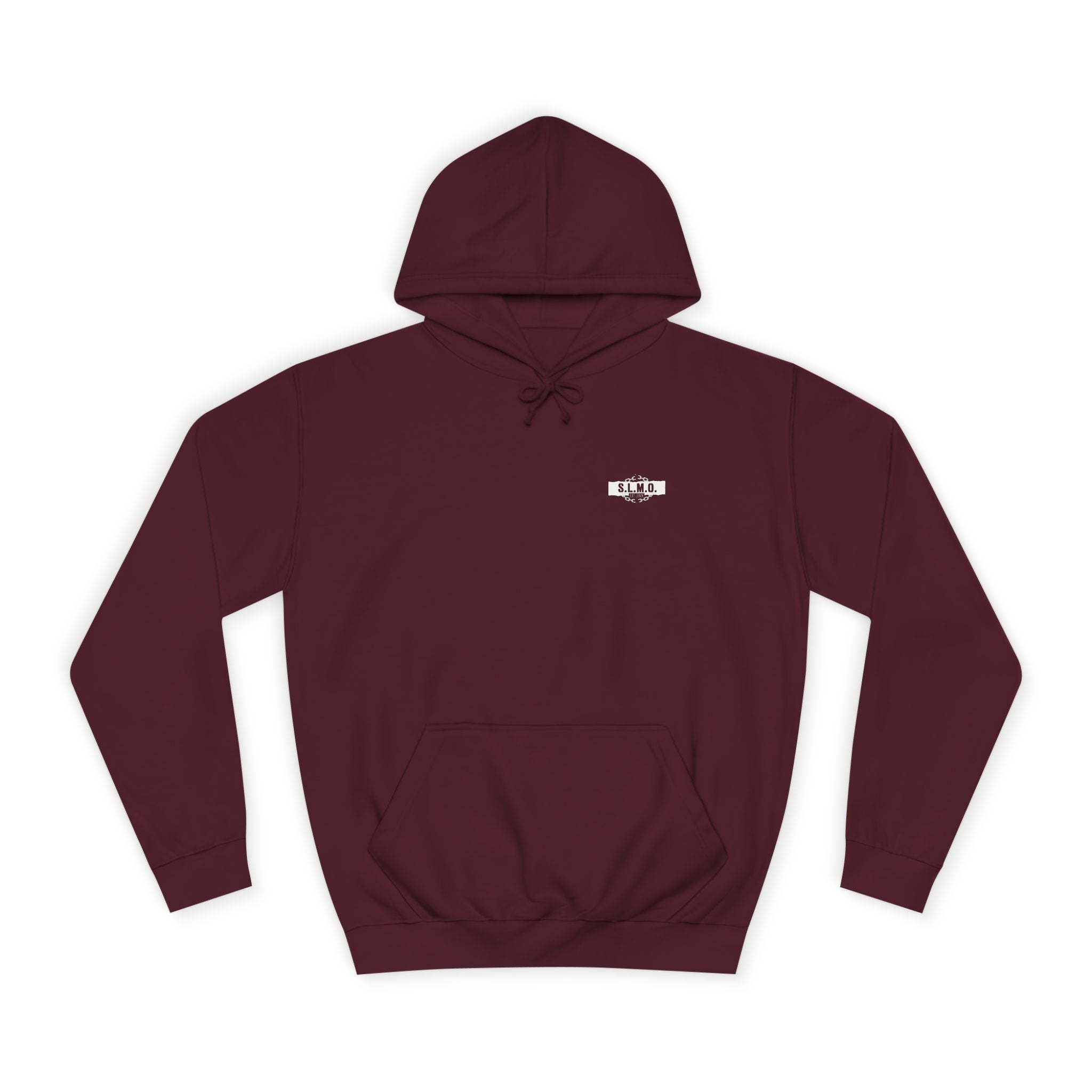 S.L.M.O White Chain Hoodie -Comfort Fit