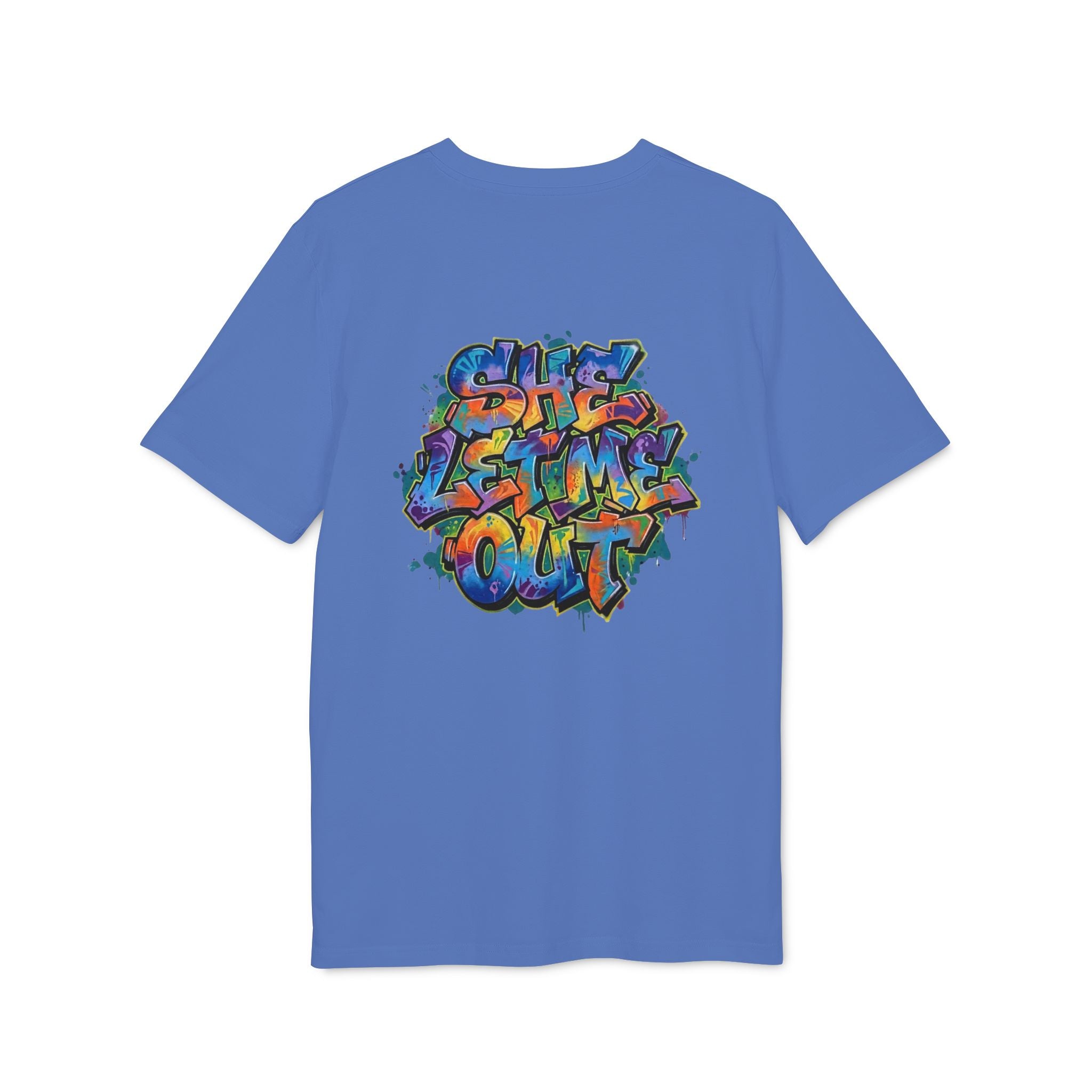 She Let Me Out Graphic T-Shirt — Graffiti Back Tag