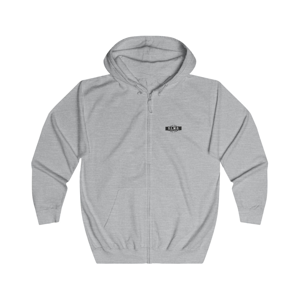 S.L.M.O Zip Hoodie –Black Chains Full-Zip Hoodie
