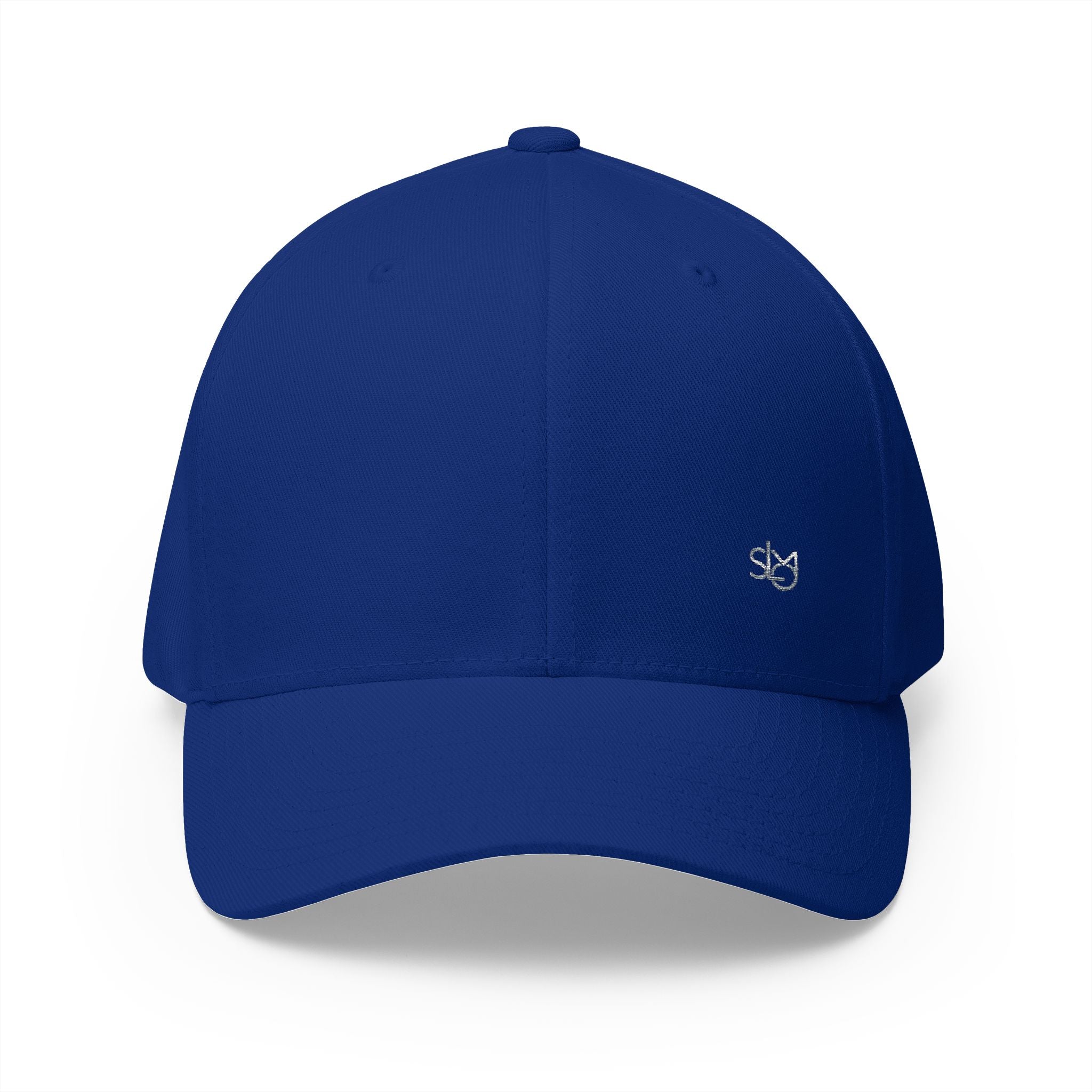 SLMO Silver Edition Embroidered — Structured Closed-Back Cap