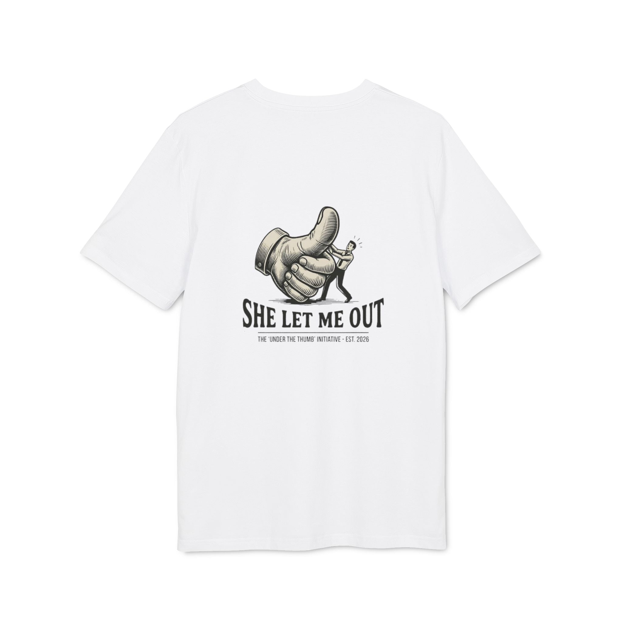 She Let Me Out ,Original , Back Trademark Thumb initiative,Premium
