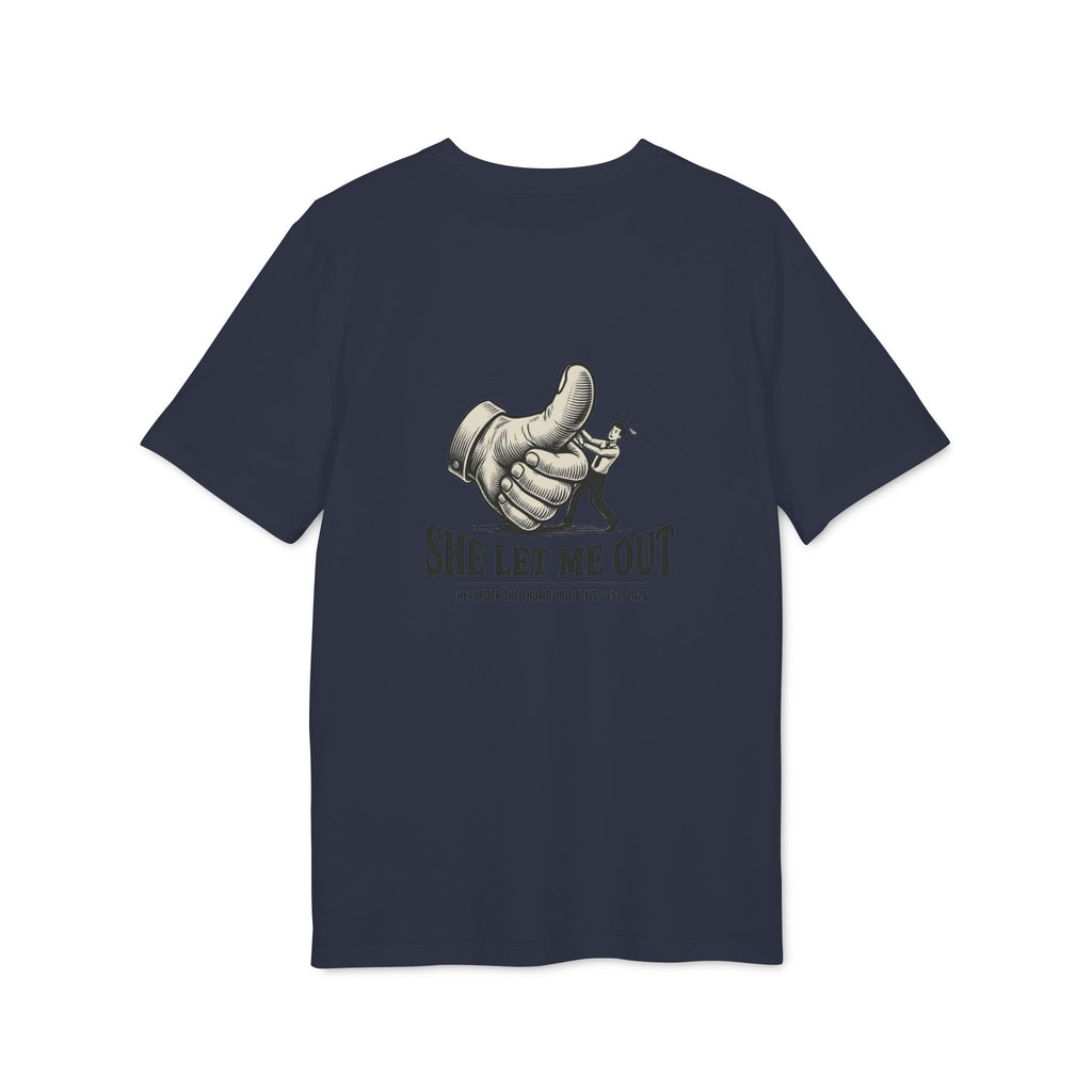 She Let Me Out ,Original , Back Trademark Thumb initiative,Premium