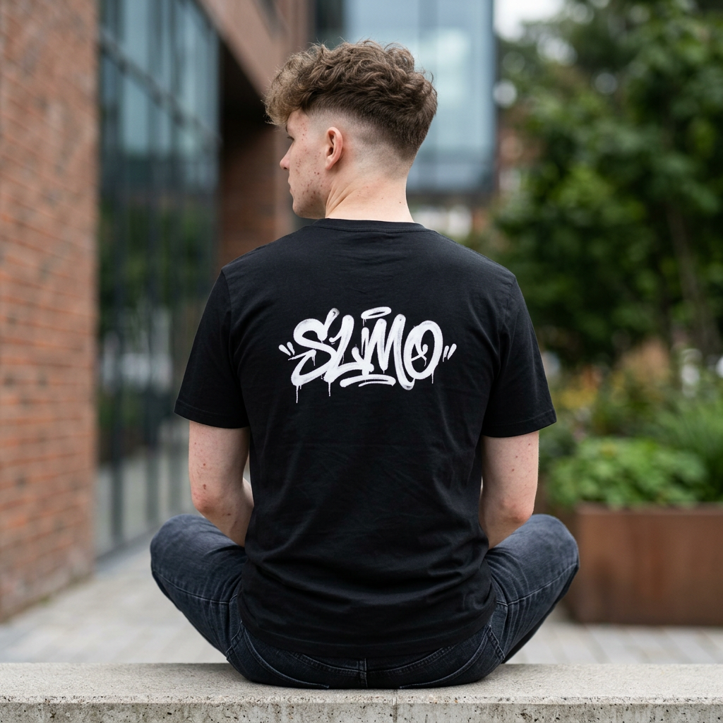 SLMO Unchained Est 2026 Back Graffiti Design Premium t-shirt