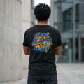 She Let Me Out Graphic T-Shirt — Graffiti Back Tag