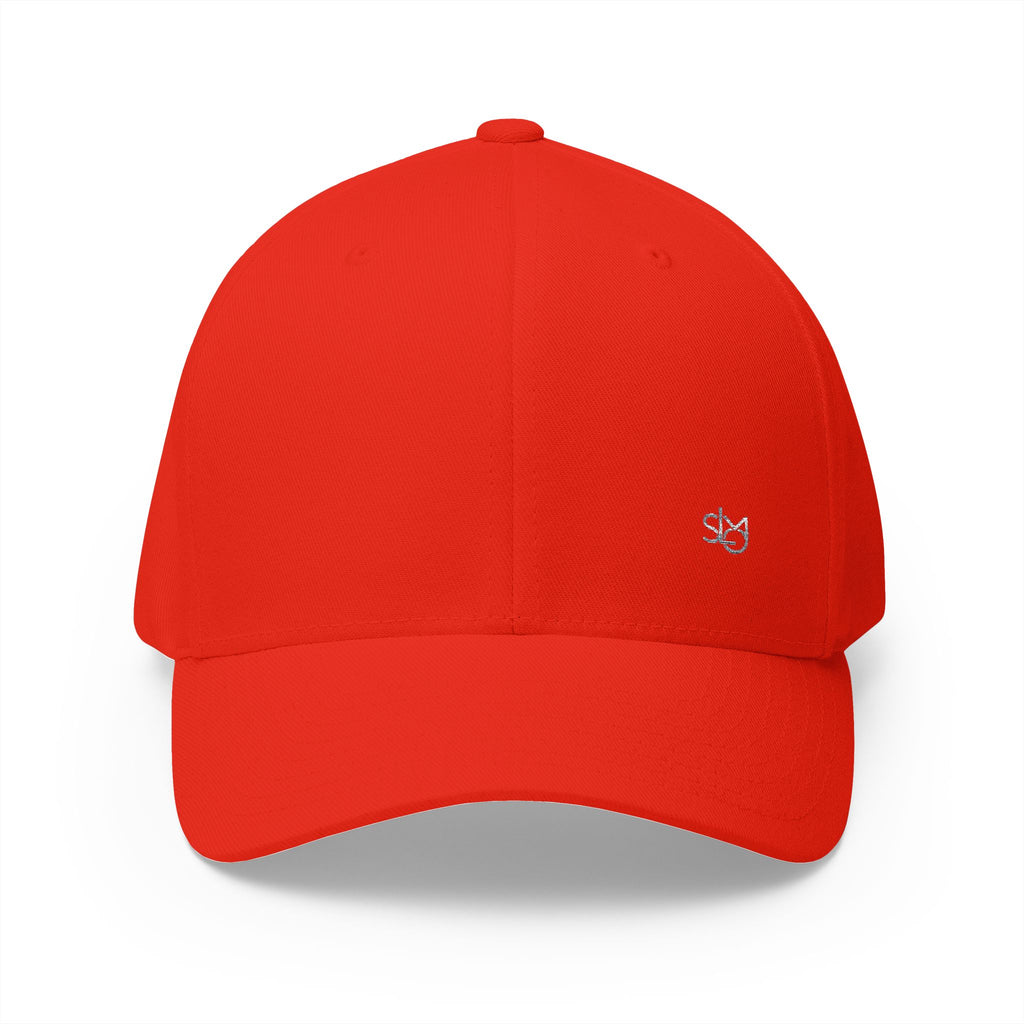 SLMO Silver Edition Embroidered — Structured Closed-Back Cap