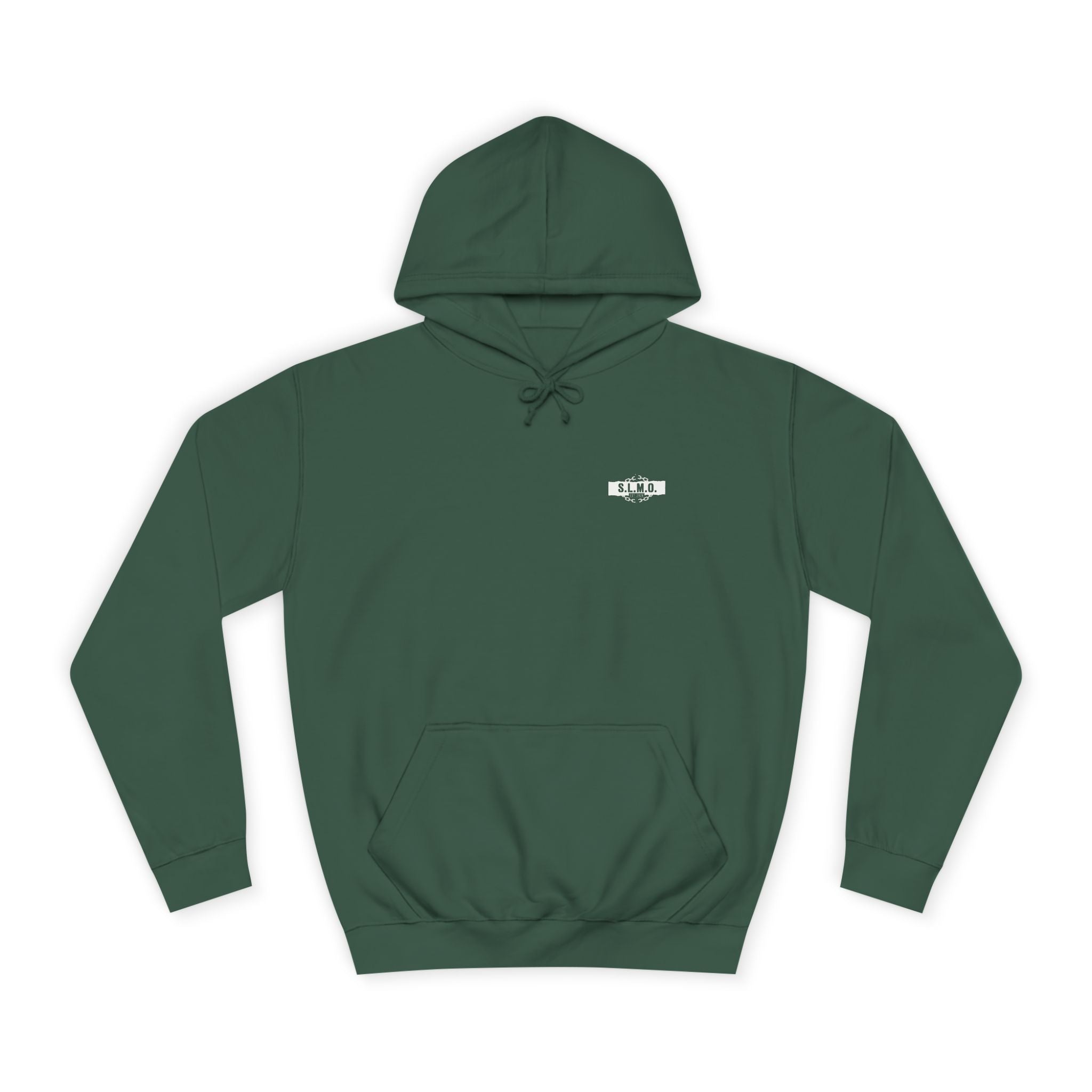 S.L.M.O White Chain Hoodie -Comfort Fit