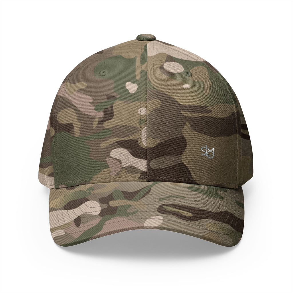 SLMO Silver Edition Embroidered — Structured Closed-Back Cap