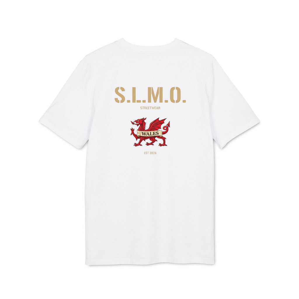 SLMO Unchained Est 2026 Back Welsh Dragon Premium t-shirt