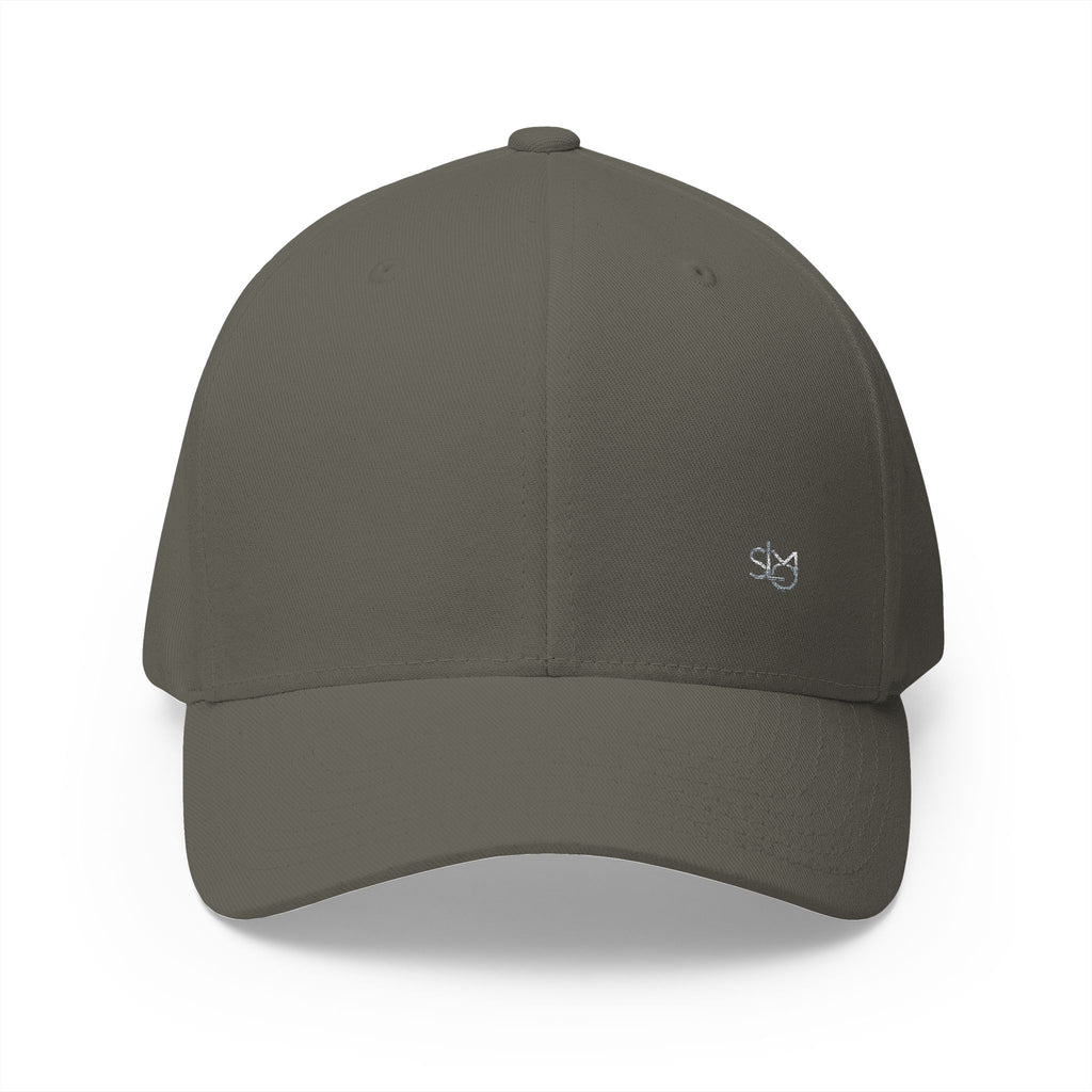 SLMO Silver Edition Embroidered — Structured Closed-Back Cap