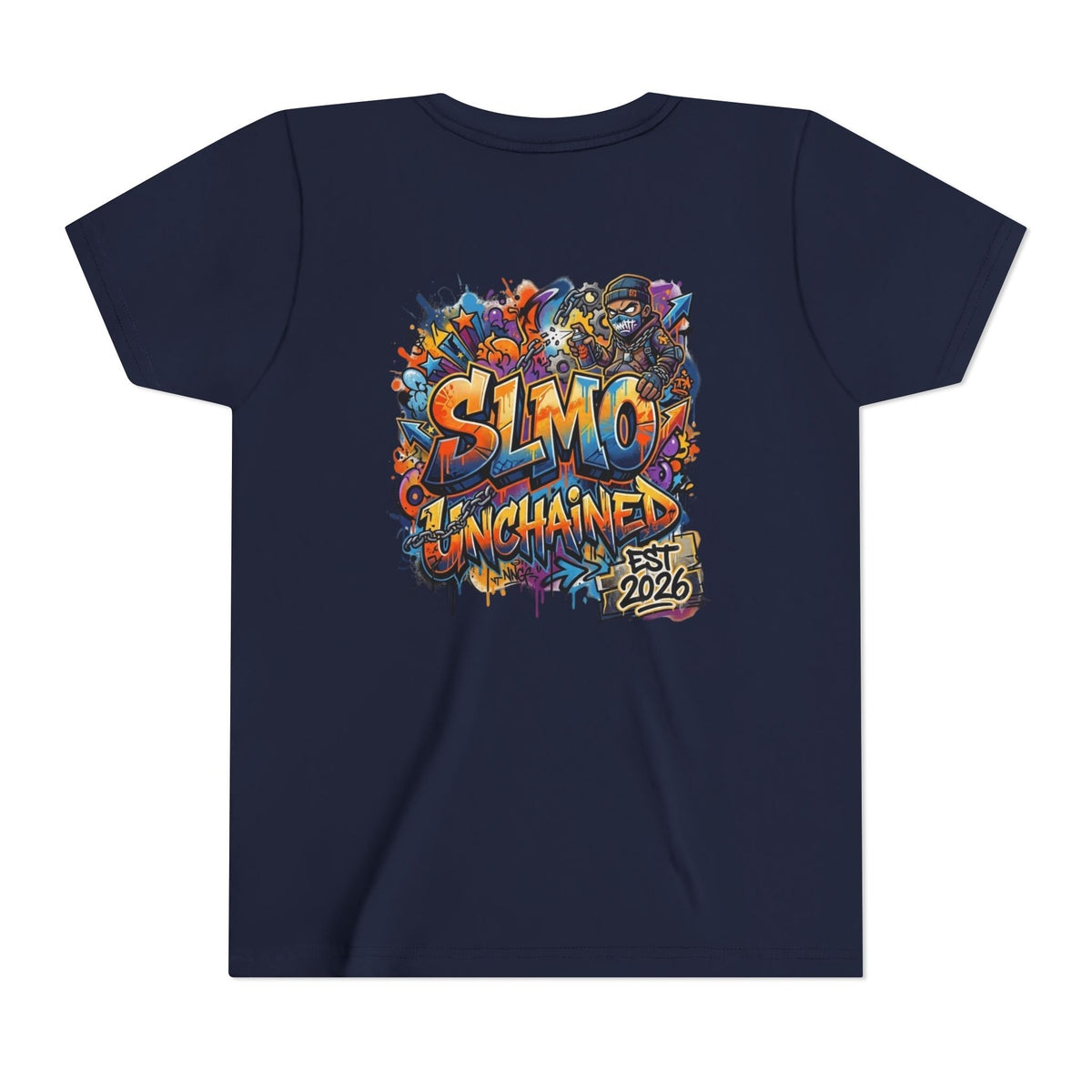 Slmo Unchained" Colorful Street-Art Kids T-Shirt (Est. 2026)
