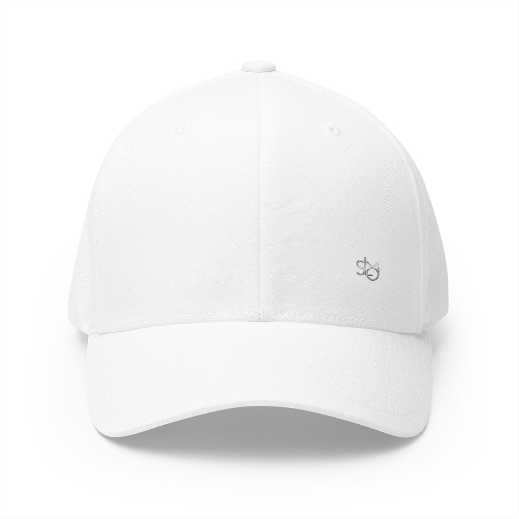 SLMO Silver Edition Embroidered — Structured Closed-Back Cap