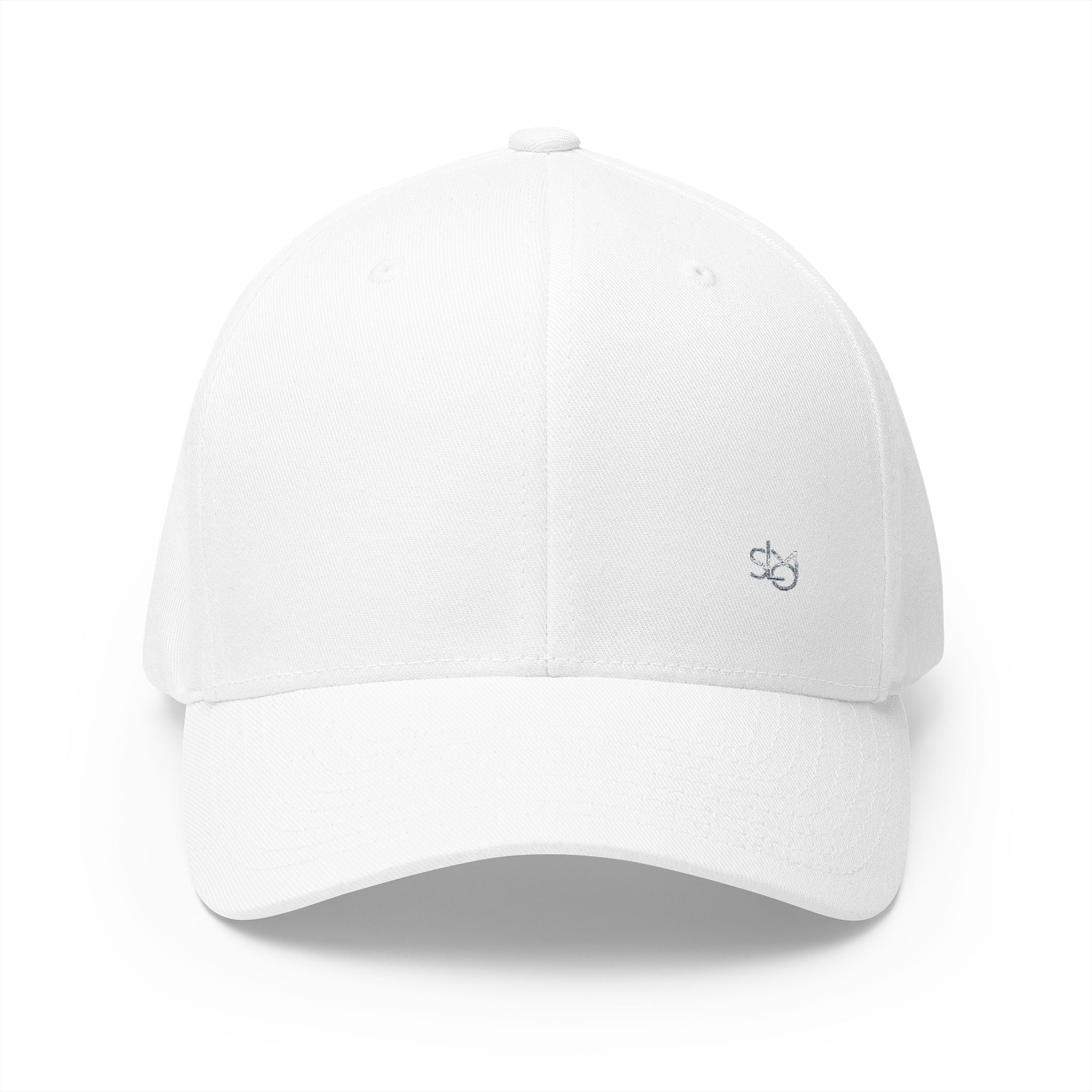 SLMO Silver Edition Embroidered — Structured Closed-Back Cap