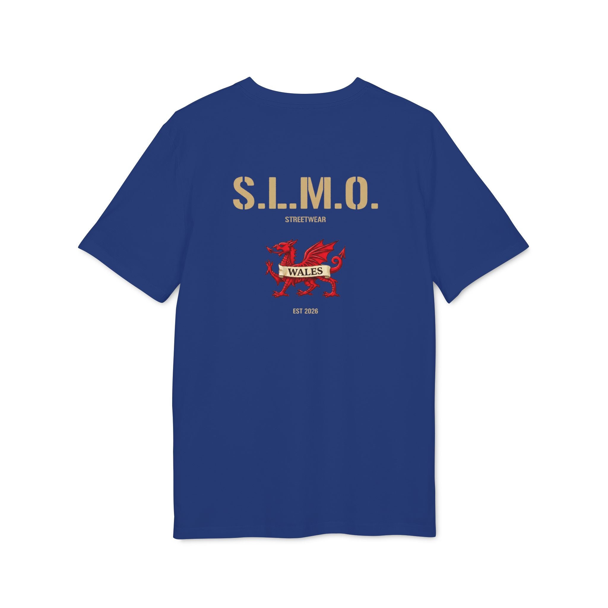 SLMO Unchained Est 2026 Back Welsh Dragon Premium t-shirt