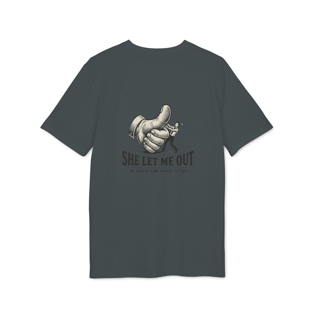 She Let Me Out ,Original , Back Trademark Thumb initiative,Premium