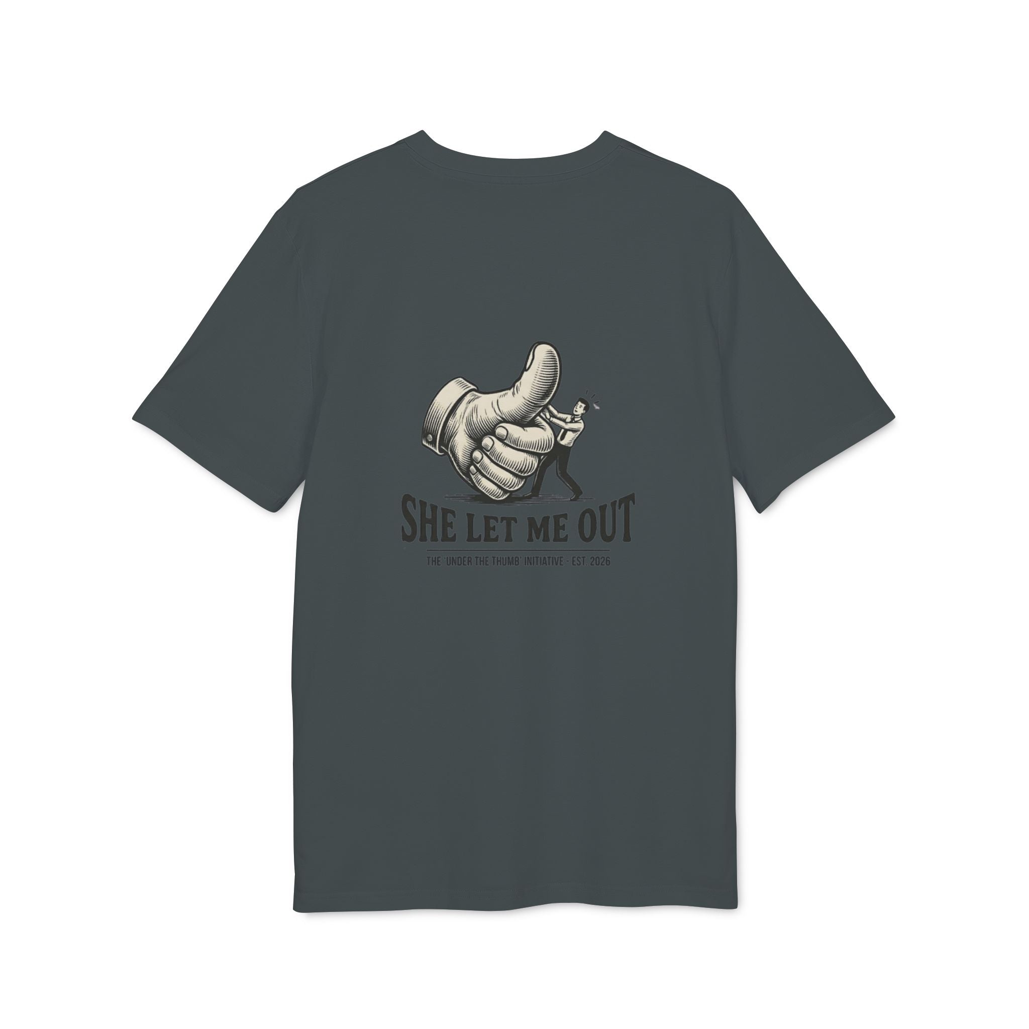She Let Me Out ,Original , Back Trademark Thumb initiative,Premium